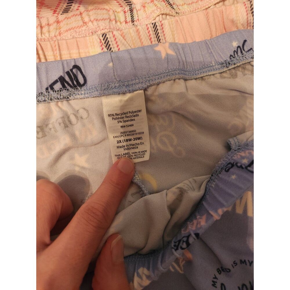 Lot of 5 Women's Pajama Shorts Loungewear Bulk Bundle 3 XL & 2 XXL 2XL - Picture 7 of 11